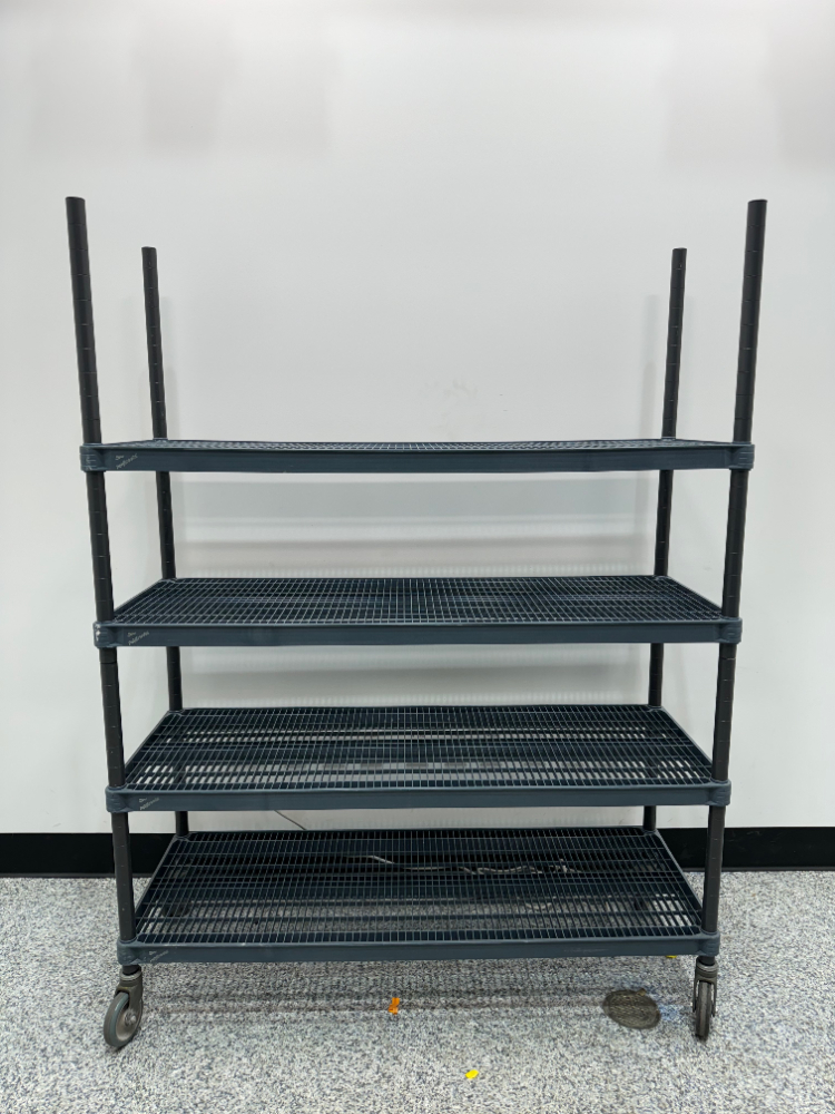 Image of Metro 5' Plastic Portable Shelving Unit